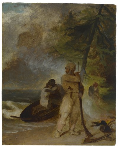 Le père de Vendredi sauvé, vers 1856 - Thomas Sully