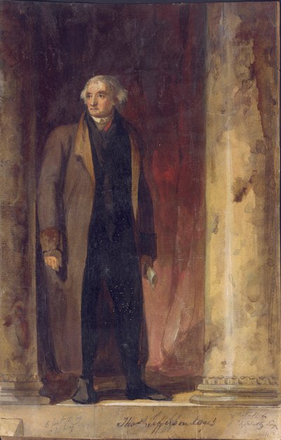 Portrait de Thomas Jefferson, 1822 - Thomas Sully