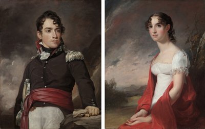 Portraits de Jean Terford David et Mary Sicard David - Thomas Sully