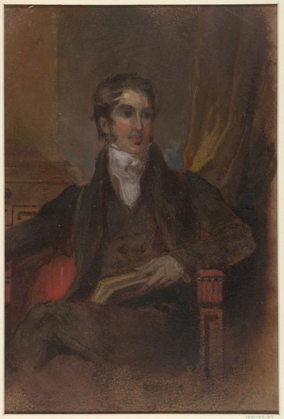 Étude pour "Portrait de James Cornell Biddle," Musée des Beaux-Arts, Houston, TX - Thomas Sully