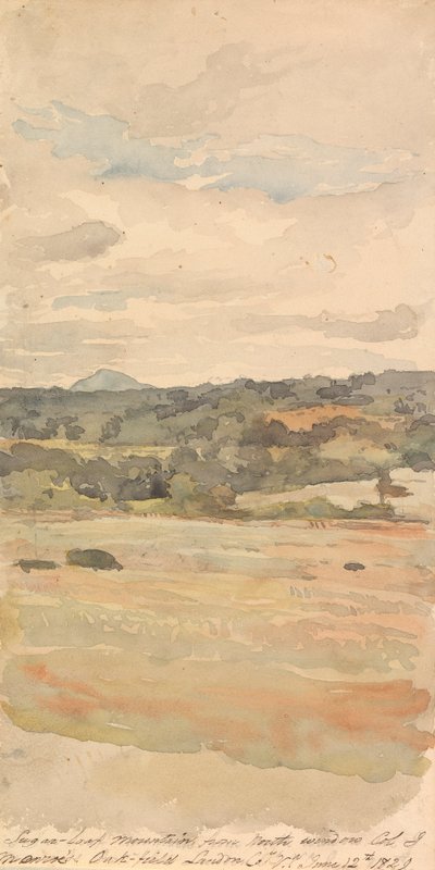Montagne Sugar-Loaf, vue de la fenêtre nord, Col. J. Monroe