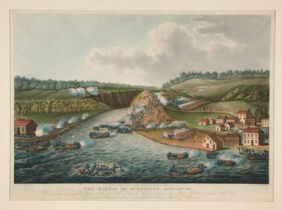 La Bataille de Queenstown, 13 octobre 1813, publiée pour J. Jenkins Martial Achievements - Thomas Sutherland