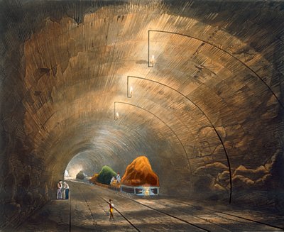 Le Tunnel, chemin de fer de Liverpool et Manchester - Thomas Talbot Bury