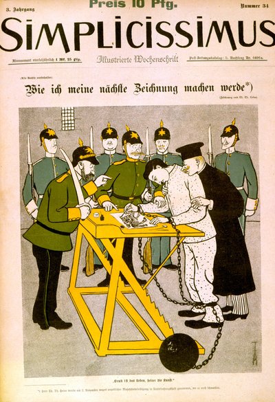 Censure de la presse allemande - Thomas Theodor Heine