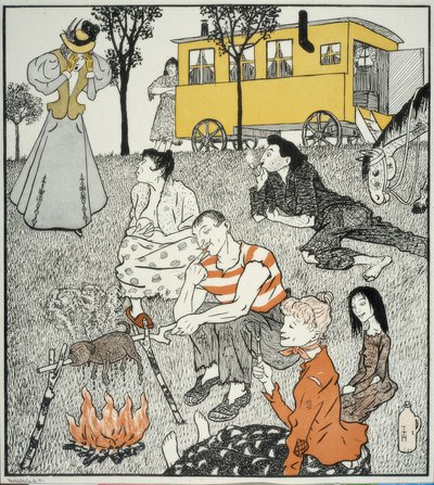 Une retrouvaille. / Oh Puzzi, dois-je te retrouver ainsi! - Thomas Theodor Heine