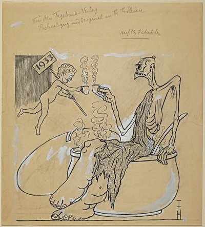 Bonne année 1933 - Thomas Theodor Heine