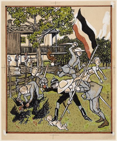 Comme les anciens chantaient; Simplicissimus V/22 - Thomas Theodor Heine