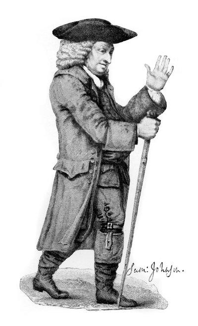 Dr Johnson, figure littéraire anglaise, 1912 - Thomas Trotter