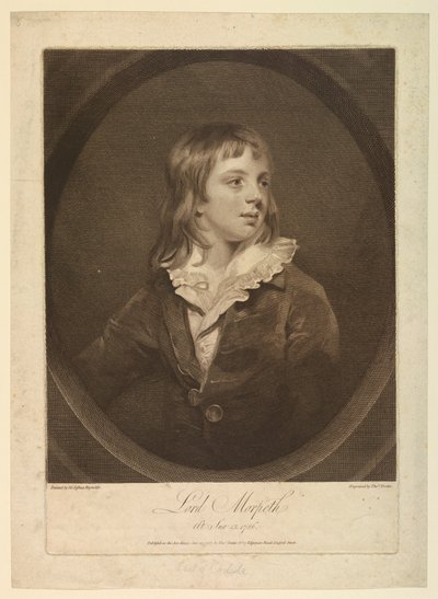 Portrait de George Howard, sixième comte de Carlisle, vicomte Morpeth - Thomas Trotter