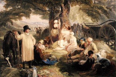 Faneurs au dîner - Thomas Unwins