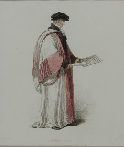 Docteur en musique, gravé par J. Agar, publié dans 