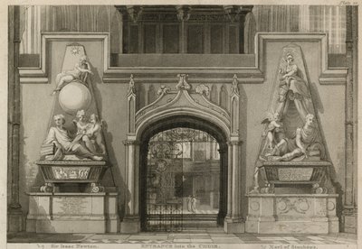 Entrée dans le chœur, Abbaye de Westminster, Londres - Thomas Uwins