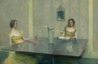 Une lecture, 1897 - Thomas Wilmer Dewing