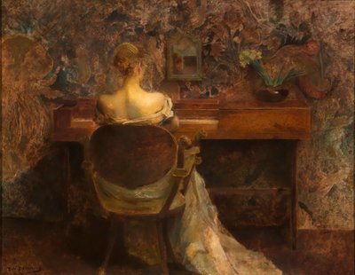 Le Clavecin, vers 1902 - Thomas Wilmer Dewing