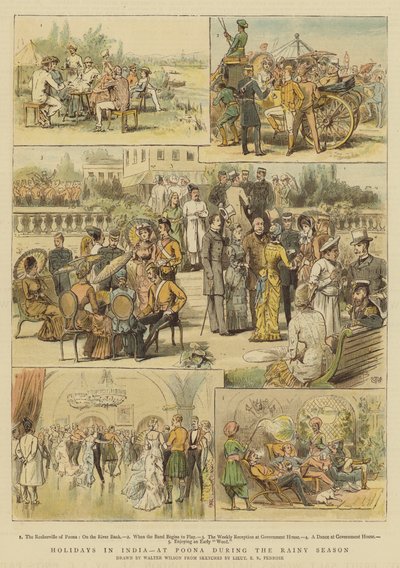 Vacances en Inde, à Poona pendant la saison des pluies - Thomas Walter Wilson