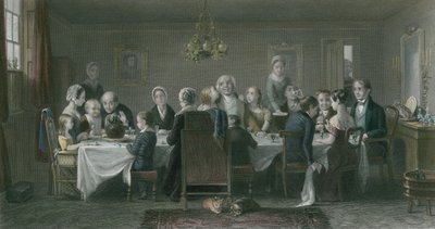Le pudding de Noël - Thomas Webster