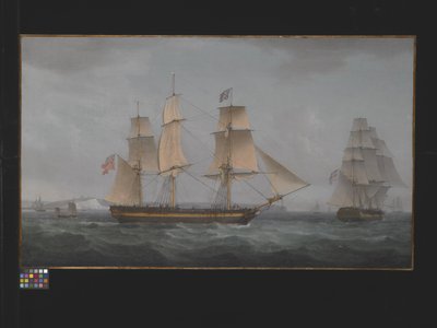 Au large de la côte de Douvres - Thomas Whitcombe