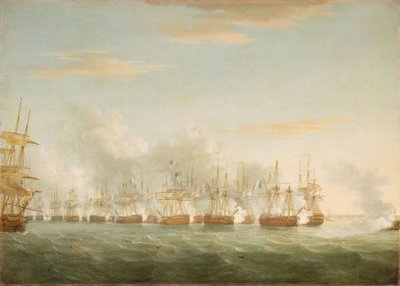La bataille du Nil - Thomas Whitcombe