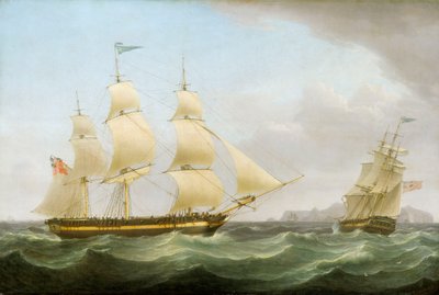 Le navire Phoenix, fin du XVIIIe siècle - début du XIXe siècle - Thomas Whitcombe