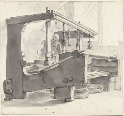 Un tisserand au travail - Thomas Wijck