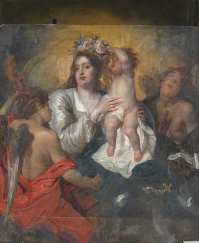 La Vierge couronnée par l