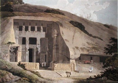 Temple excavé sur l