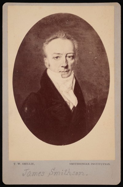 Portrait de James Smithson 1765-1829, 1816 photographié dans les années 1870 - Thomas William Smillie