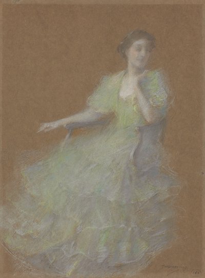 Vert et or, vers 1923-1926 - Thomas Wilmer Dewing