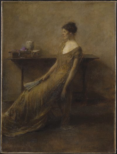 Dame en or, c.1912 - Thomas Wilmer Dewing