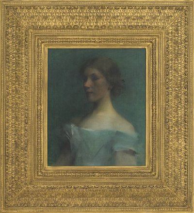 Portrait en bleu, 1898 - Thomas Wilmer Dewing