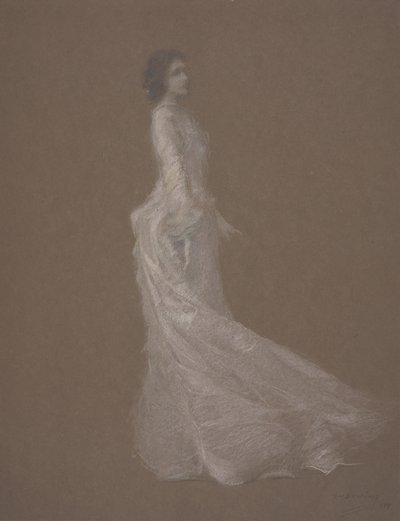 La robe rose - Thomas Wilmer Dewing