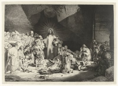 Christ prêchant (La Gravure des Cent Florins) - Thomas Worlidge