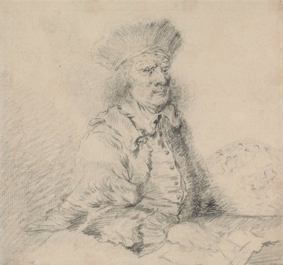 Rembrandt avec un chapeau de fourrure - Thomas Worlidge