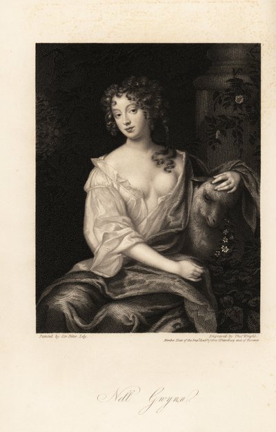 Nell Gwyn, actrice de la Restauration, amante du comte de Rochester, maîtresse de longue date du roi Charles II d