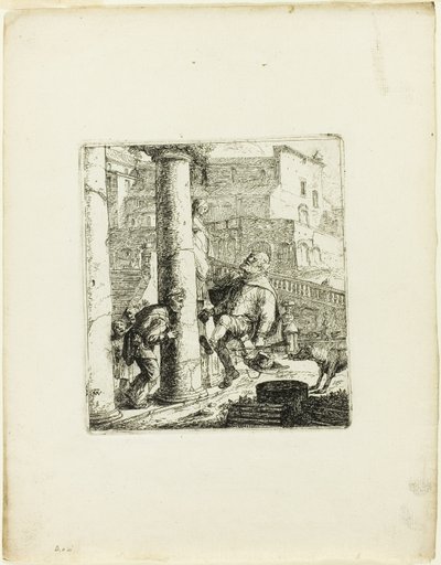 Le mendiant aveugle trompé par Lazarillo - Thomas Wyck