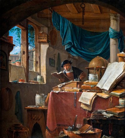 Un savant dans son bureau - Thomas Wyck
