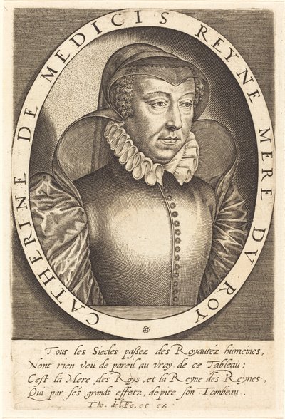 Catherine de Médicis, reine de France - Thomas de Leu