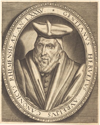 Gentien Hervet, chanoine de Reims - Thomas de Leu