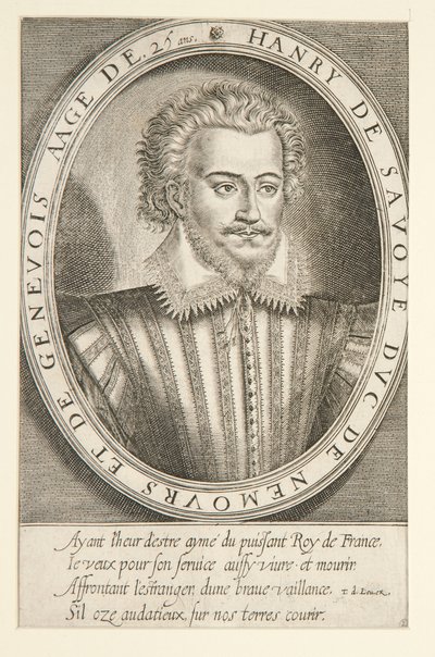 Henri de Savoie, duc de Nemours - Thomas de Leu
