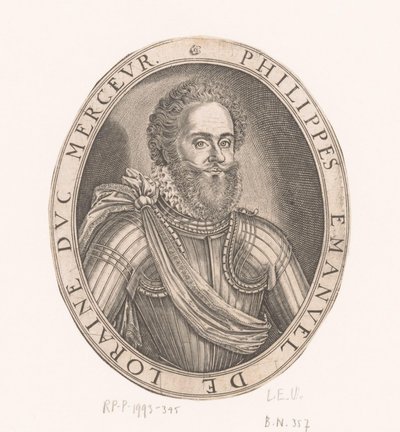 Portrait de Philippe-Emmanuel de Lorraine, duc de Mercoeur - Thomas de Leu