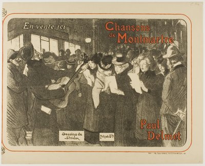 Chansons de Montmartre - Théophile Alexandre Pierre Steinlen