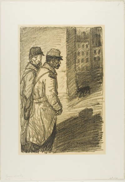 Chiens errants - Théophile Alexandre Pierre Steinlen