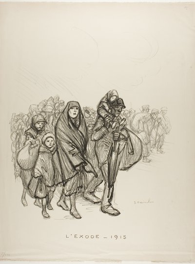 Exodus - 1915 - Théophile Alexandre Pierre Steinlen
