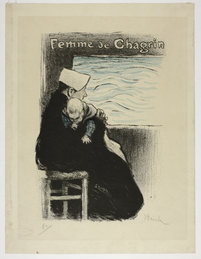 Femme de Chagrin - Théophile Alexandre Pierre Steinlen