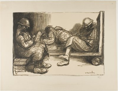 Dans la pirogue - Théophile Alexandre Pierre Steinlen
