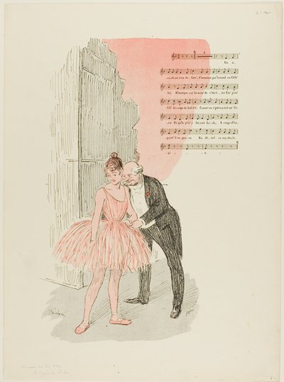 Léda et le cygne - Théophile Alexandre Pierre Steinlen