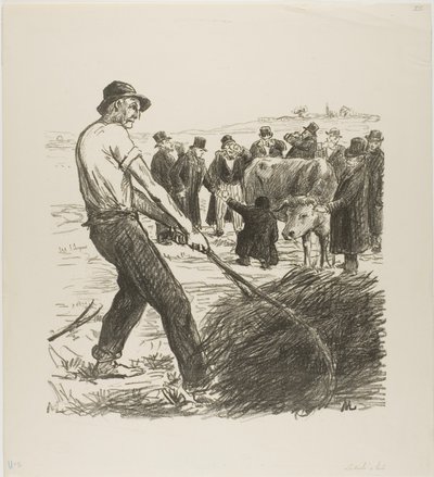 Vache à lait - Théophile Alexandre Pierre Steinlen