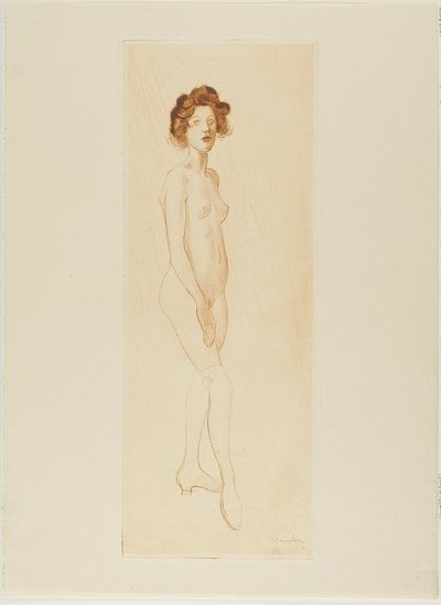 Modèle debout - Théophile Alexandre Pierre Steinlen