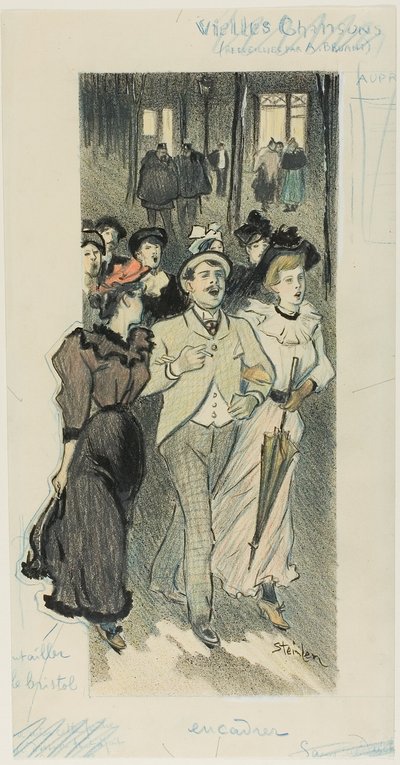 Vieilles chansons - Théophile Alexandre Pierre Steinlen