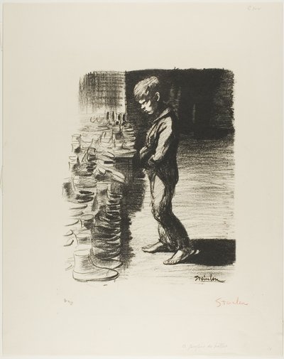 Au sujet des bottes - Théophile Alexandre Pierre Steinlen